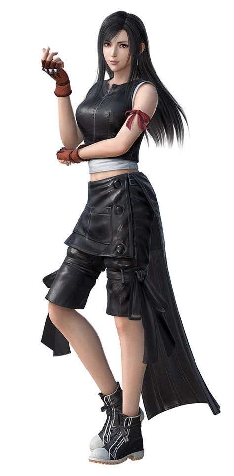 Tifa Lockhart, Leather Suit I Art from Dissidia Final Fantasy NT #art #artwork #gaming #videogames #gamer #gameart #finalfantasy Tifa Ff7 Remake, Tekken Girls, Final Fantasy Cloud, Art Final, Cloud And Tifa, Advent Children, Final Fantasy Collection, Final Fantasy Artwork, Pahlawan Marvel