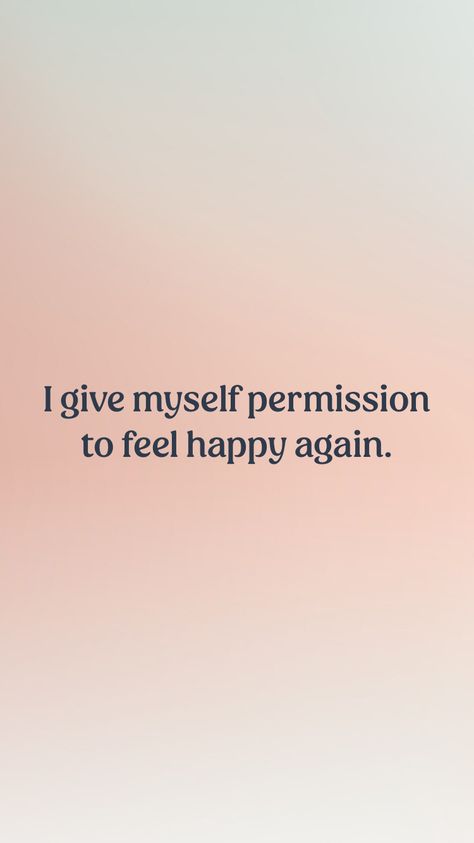 I give myself permission to feel happy again. From the I am app: https://iamaffirmations.app/download Today I Am Happy Quotes, Feeling Like Yourself Again Quotes, Feeling Like Myself Again, I Found Myself Again, Becoming Happy Again Quotes, I’m A Whole Vibe Quotes, I Am Happy Quotes, Permission To Feel, 2024 Energy