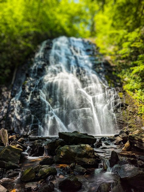 Crabtree Falls, NC: The best waterfall on the Blue Ridge Parkway Wall Of Water, Open Season, Tent Site, Rv Sites, Water Fall, Small Waterfall, Blue Ridge Parkway, Blue Ridge Mountains, Right Time