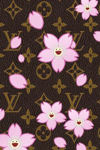 Lv Background, Takashi Murakami Louis Vuitton, Lv Wallpaper, Louis Vuitton Cherry Blossom, Louis Vuitton Background, Louis Vuitton Iphone Wallpaper, Murakami Flower, Louis Vuitton Logo, Canvas Background