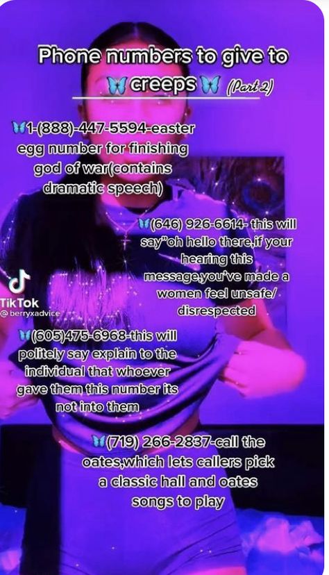 Dont go giving away your real phone number to. Weirdos Numbers To Give To Creeps, Classic Hall, Real Phone Numbers, Hall & Oates, Dont Trust, Useful Life Hacks, Life Savers, Real People, Phone Numbers