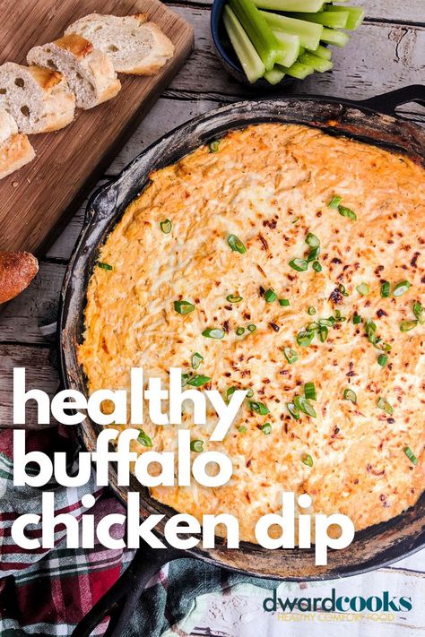 This buffalo chicken dip recipe is legit. This is a high protein, low calorie, and Weight Watcher friendly appetizer (4 WW SP for 1/2 CUP), but even without the health benefits, this buffalo chicken dip is delicious. It is a great meal prewp chicken recipe too! Yogurt Buffalo Chicken Dip, Dip Greek Yogurt, Healthy Buffalo Chicken Dip, Chicken Dip Recipe, Buffalo Chicken Dip Recipe, Healthy Buffalo Chicken, Weight Watchers Chicken Recipes, Cooking Chicken To Shred, Chicken Dip