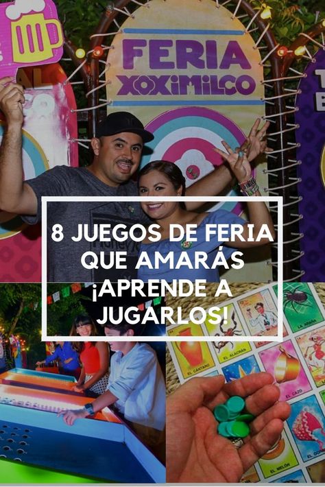 Es cierto que a los mexicanos nos encanta la fiesta, pero no necesariamente para beber alcohol, platicar y bailar.  Para divertirnos tan solo basta con alguna feria y que tenga juegos mecánicos, deliciosa comida y los clásicos juegos de feria. Conoce los juegos más populares. Church Ideas, Diy Projects To Try, Projects To Try, Diy Projects, Baseball Cards, Baseball, Festival, Halloween