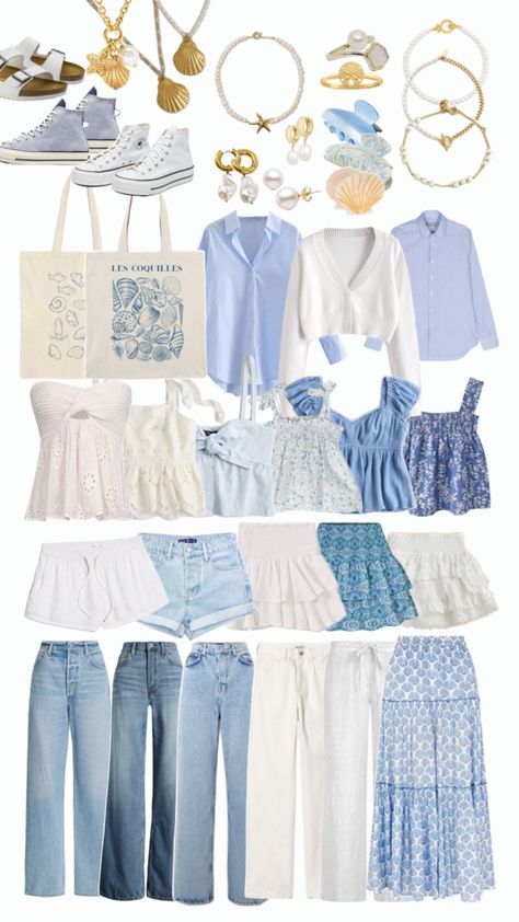 Blue and white, mamma mia, greece, beachy, coastal, summer, ocean Beach Night Outfit, Greece Summer Outfits, Grandma Coastal, Beachy Summer Outfits, Abba Outfits, Ocean Outfits, Grandma Clothes, Greece Outfit, Coastal Summer