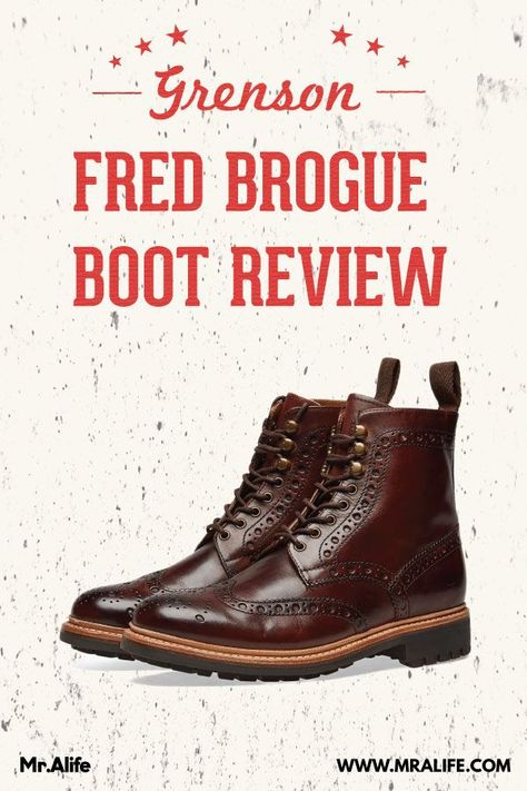 This Grenson Fred Brogue Boot review covers Grenson G Two quality, sizing, leather quality, commando sole, are Grenson shoes comfortable, Grenson boots outfits. #grenson Grenson Boots, Grenson Shoes, Boots Outfits, Brogue Boots, Chelsea Boots Men, Shoes Comfortable, Men's Boots, Desert Boots, Boots Outfit