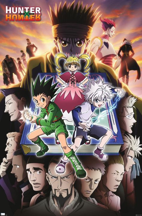 PRICES MAY VARY. THIS TRENDS HUNTER X HUNTER - BOOK KEY ART WALL POSTER uses high-resolution artwork and is printed on PhotoArt Gloss Poster Paper which enhances colors with a high-quality look and feel. HIGH QUALITY ART PRINT is ready-to-frame or can be hung on the wall using poster mounts, clips, push pins, or thumb tacks OFFICIALLY LICENSED wall poster PERFECT SIZE for any room; poster is 22.375" x 34" EASILY DECORATE any space to create the perfect decor for a party, bedroom, bathroom, kids Best Anime On Netflix, Greed Island, Gon Killua, Netflix Anime, Key Art, Images Kawaii, Hunter Hunter, Cool Wall Decor, 5 Anime