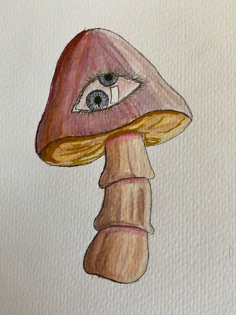 Eye Mushroom, Arte Hippy, Trippy Eye, Trippy Drawings, Trippy Painting, Grunge Art, Fantasy Paintings, Hippie Art, Cool Art Drawings