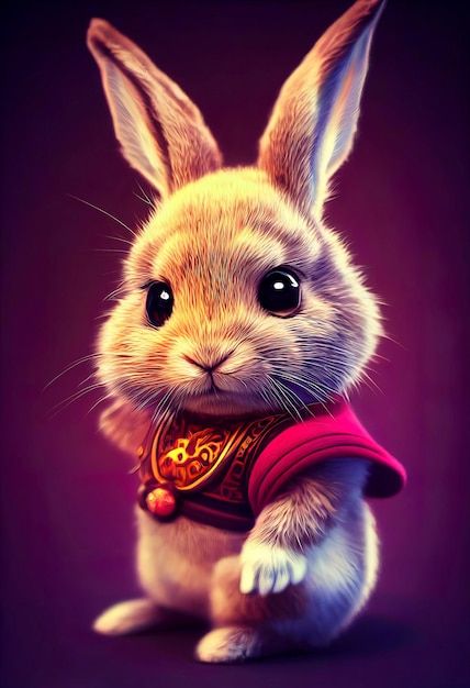 Year of the rabbit 2023 chinese rabbit i... | Premium Photo #Freepik #photo #chinese-rabbit #year-rabbit #chinese-character #chinese-zodiac Chinese Rabbit, Drawing Rabbit, Year Of The Rabbit 2023, Rabbit 2023, Art Content, Rabbit Drawing, Rabbit Illustration, Rabbit Art, Year Of The Rabbit