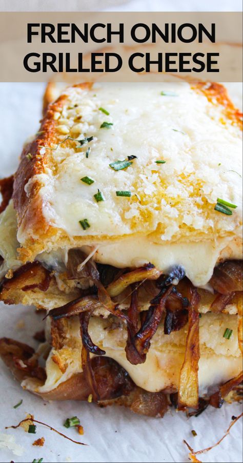 Gourmet Sandwiches Recipes, French Onion Grilled Cheese, Grilled Cheese Recipes Gourmet, Onion Grilled Cheese, Best Sandwich Recipes, Gourmet Grilled Cheese, Gourmet Sandwiches, Thanksgiving Menu Ideas, Grilled Cheese Recipes