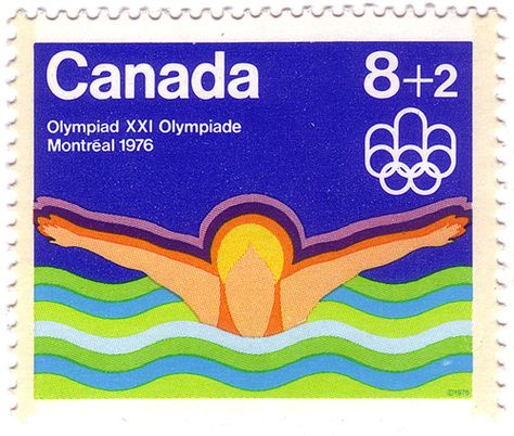 Canada Stamp, Canadian Identity, 1976 Olympics, Stamp Values, Postage Stamp Design, Olympic Swimming, Stamp Catalogue, Post Stamp, Postal Stamps