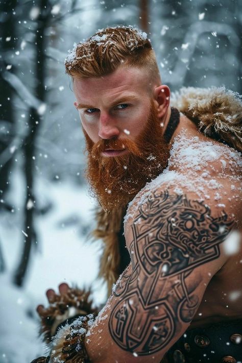 Lumberjack Beard, Ginger Hair Men, Last Kingdom, Redhead Men, Viking Men, Scruffy Men, Ginger Men, The Last Kingdom, Rugged Men