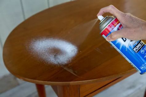 Strip Wood Furniture Using Oven Cleaner | Hunker Strip Wood Furniture, Bleach Wood Furniture, Wood Bleach, Bleach Wood, Strip Wood, Varnish Remover, Stripping Furniture, Bleached Wood, Oven Cleaner