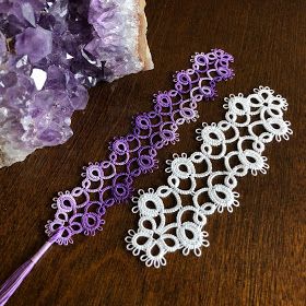 Needle Tatting Tutorial, Tatting Bracelet, Jewelry Tutorials Free, Onion Ring, Tatting Patterns Free, Needle Tatting Patterns, Shuttle Tatting Patterns, Tatting Earrings, Tatting Tutorial