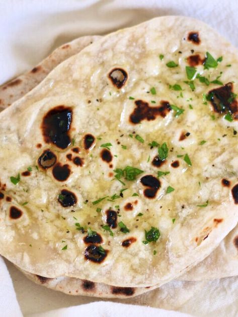 Same Day Sourdough Naan Bread - Everyday Homemade Sourdough Naan Bread Recipe, Sourdough Naan Bread, Sourdough Discard Naan, Sourdough Naan, Same Day Sourdough, Sourdough Discard Recipe, Recipe Ingredients List, Discard Recipe, Recipes With Naan Bread