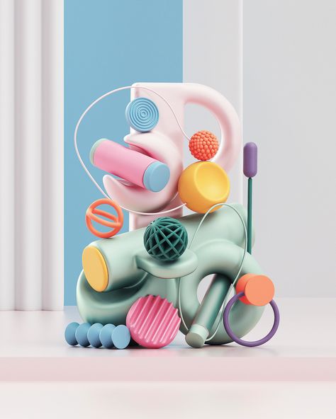 2023 — Update :: Behance Peter Tarka, 3d Typography Design, S Love Images, Motion Graphics Design, 3d Artwork, Little Designs, Graphic Design Print, 3d Artist, Abstract 3d