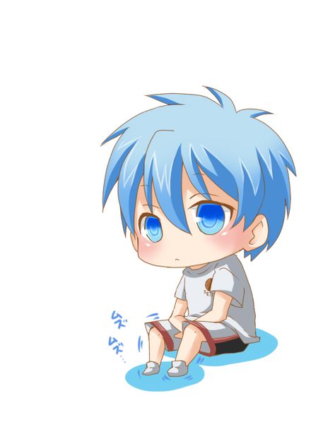 Chibi Kuroko Tetsuya Kuroko Cute, Kuroko Chibi, Kuroko Tetsuya, Kuroko's Basketball, Gaming Wallpapers, Anime Baby, No Basket, Kuroko No Basket, Sports Anime