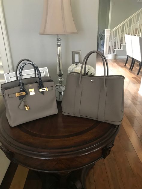 Hermes Garden Party 30 Outfit, Hermes Garden Party Outfit, Hermes Garden Party Bag 36, Hermes Garden Party 30, Luxury Handbag Collection, Garden Party Outfit, Birkin Bags, Hermes Garden Party, Hermes Birkin Handbags