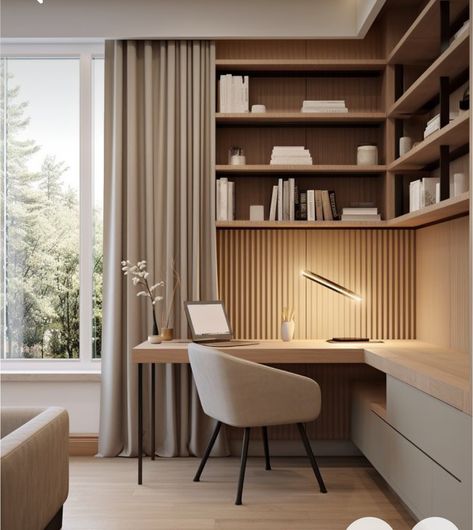 Hotel Bedroom Design, Home Study Rooms, Design Ložnic, Modern Home Offices, تصميم داخلي فاخر, Small Home Offices, التصميم الخارجي للمنزل, Hus Inspiration, Modern Home Office