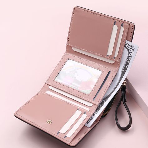 Faster shipping. Better service Simple Purse, Tri Fold Wallet, Wallet With Coin Pocket, Simple Wallet, Branded Wallets, Cute Wallets, Wallet For Women, Wristlet Purse, Luxury Wallet