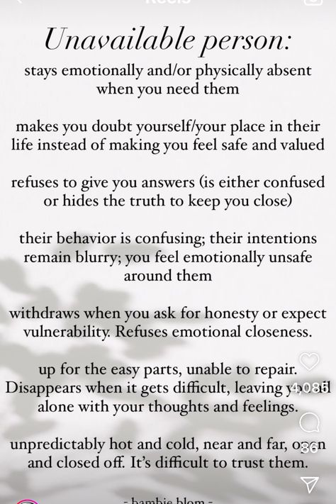 Feeling Unheard In A Relationship, Qoutes About Attachment Issues, Interdependent Relationships, Dating An Emotionally Unavailable Man, Fearful Avoidant Attachment In Relationships, Emotionally Unavailable Men, Emotionally Unavailable, Better Mental Health, Healing Journaling