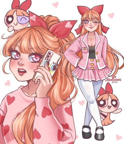 Cute Matching Sets, Lounging At Home, Debate Team, Powerpuff Girls Cartoon, Powerpuff Girls Fanart, Ppg And Rrb, Powerpuff Girl, Disney Bound Outfits, Cute Matching