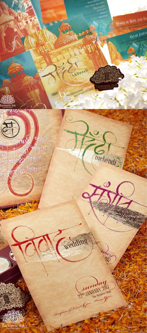 Unusual Wedding Invitations Creative, Wedding Cards Handmade Indian, Indian Wedding Invitation Box Unique, Handmade Wedding Invitations Indian, Indian Weeding Inventions Cards, Simple Wedding Cards Indian, Traditional Wedding Invitations Indian, Hindu Wedding Invitation Cards Indian Style, Hindu Wedding Invitation Cards Marriage