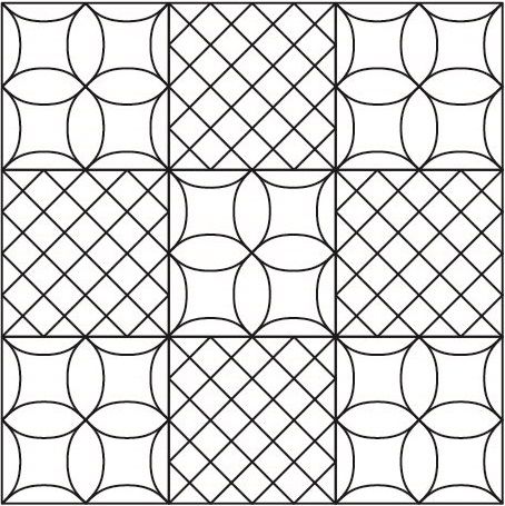 Quilt Lines Pattern, Square Quilting Designs, Simple Elegant Quilt Pattern, Quilting Ideas Machine, Quilting Designs For Rectangles, Free Motion Quilting Designs For Squares, Quilting Motifs For Squares, Ruler Work Quilting Patterns, Continuous Line Quilting Designs Free