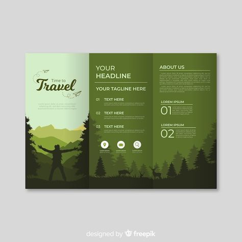 Tourism Brochure Design, Travel Brochure Design, Brochure Design Layouts, Poster Mockup Psd, Art Brochures, Trifold Brochure Design, Free Brochure, Brochure Template Psd, Booklet Design