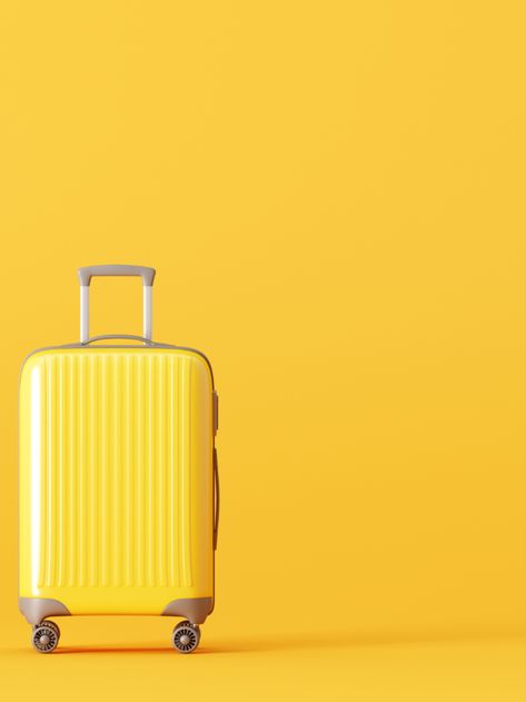 Get your luggage ready for some amazing adventures with us! Follow us to RO. Yellow Suitcase Aesthetic, Travel Advertising Design Creativity, Yellow Suitcase, Travel Banner, Travel Advertising Design, Fashion Show Invitation, Travel Advertising, Cave Paintings, Creative Ads