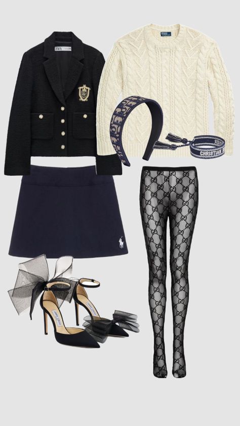 #preppy #school #chic #polo #ralphlauren #jimmychoo #dior #aesthetic #female #outfit #inspo Aesthetic Female, Shuffles Preppy, Dior Aesthetic, Preppy School, School Outfits, Jimmy Choo, Dior, Ralph Lauren, Outfit Inspo