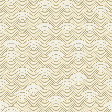 Premium Vector | Seamless geometric pattern. japanese waves. radial lines. Japanese Pattern Background, Asian Cloud Pattern, Chinese Textile Pattern, Premium Pattern Design, Japanese Seamless Pattern, Chinese Geometric Pattern, Pattern For Background, Geometric Abstract Design, Chinese Design Pattern