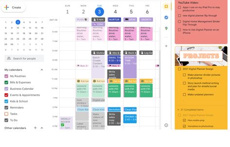 How to Make the Most Out of Your Google Calendar | Wendaful Planning Google Calendar Ideas, To Do Calendar, Online Planner, Planner Setup, Today Calendar, Calendar Organization, Digital Organization, Home Management Binder, School Calendar