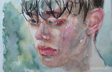 Song Kang in Nevertheless' #watercolorpainting #portraitart #songkang #koreanactorpainting #abstractpainting #aestheticpaintings #koreandrama Nevertheless Art, Song Kang, Portrait Art, Korean Actors, Korean Drama, Watercolor Art, Watercolor Paintings, Abstract Painting, Drama