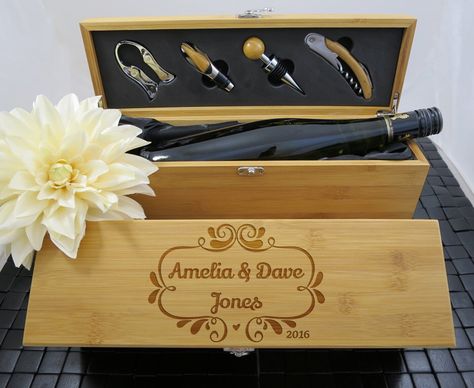 A personal favorite from my Etsy shop https://www.etsy.com/ca/listing/253200007/personalized-wine-box-custom-engraved Birthday Diy Gifts For Him, Birthday Diy Gifts, Engraved Wine Box, Custom Wine Box, Personalized Wine Box, Wine Box Wedding, 13th Anniversary, Diy Gifts For Him, Birthday Box