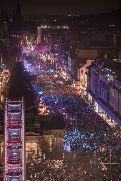 Edinburgh Hogmanay: Best photos from street party and fireworks as thousands welcome 2020 - Edinburgh Live Edinburgh Hogmanay, Edinburgh Street, Celebration Around The World, Auld Lang Syne, Rio Carnival, Street Party, Edinburgh Castle, Cultural Events, New Years Party