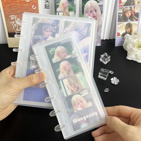 Photocard Holder Binder Photo Album Transparent Binder Inner Pages Kpop Idol Photocard Holder Chase Kpop Idol Photocard, Transparent Binder, Idol Photocard, Kpop Binder, Photocard Binder, Collect Book, Photocard Holder, Page Photo, Card Packaging