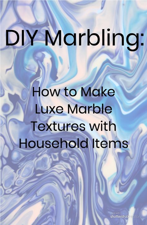 In this simple step-by-step tutorial, learn how to use nail polish for DIY marbling on any material. Use these luxe textures to add character to your design work. Nail Polish Marbling Crafts, Nail Polish Marbling, Diy Marble, Marble Polishing, Finger Painting, Marble Texture, Marbling, Craft Tutorials, Design Tips