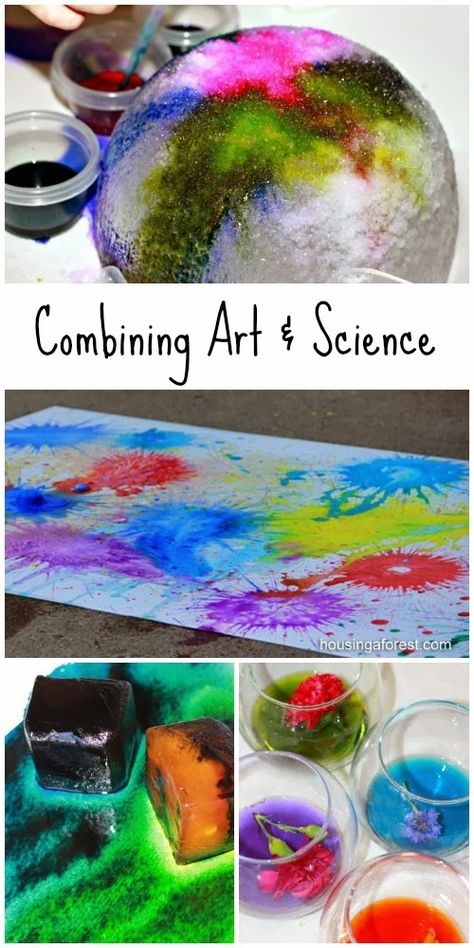 Colorful Activities, Ecole Art, Preschool Science, Art And Science, Homeschool Science, Science Fair, Stem Activities, Teaching Science, Preschool Art