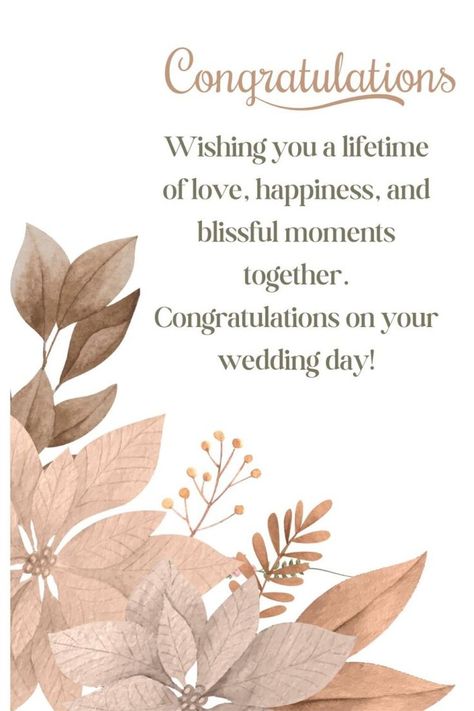 Printable Wedding Card Messages Wedding Wish Card, Wishes For Engagement Couple, Wedding Congratulations Card Messages, Wedding Day Wishes For The Couple, Happy Wedding Day Quotes, Wedding Quotes To The Couple Wishes, Wedding Greetings Wishes, Wedding Wishes Messages Congratulations, Wedding Messages Congratulations