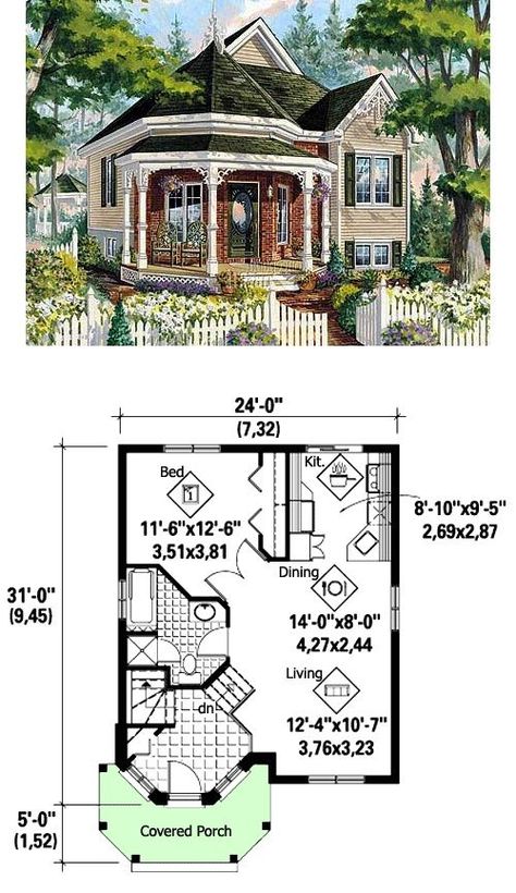 Small Cottage House Plans, Victorian House Plans, Chirstmas Decor, Victoria House, Small Cottage Homes, Cottage Floor Plans, Two Story House Plans, Cabin Cottage, Vintage House Plans