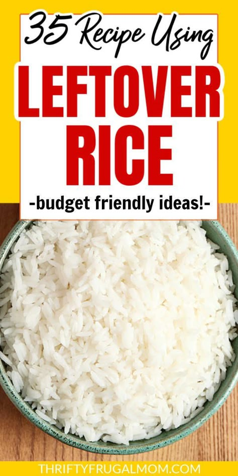 Quick Rice Dinner, Easy Rice Side Dishes, Quick Rice Recipes, Using Leftover Rice, Cooked Rice Recipes, Leftover Rice Recipes, Quick Rice, White Rice Recipes, Rice Side Dish Recipes