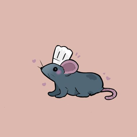 This is a digital drawing using procreate I made of a rat! Cute Rat Drawing, Rat Drawing, Cartoon Rat, Cute Cartoon, I Hope, Pink