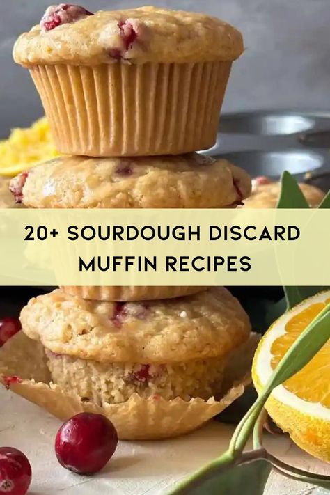 The Best Sourdough Muffin Recipe (20  Ideas) Sourdough Muffin, Discard Muffins, Sourdough Discard Muffins, Raspberry And White Chocolate Muffins, Orange Muffin Recipe, Ginger Muffins, Sourdough Muffins, Double Chocolate Chip Muffins, Muffin Flavors