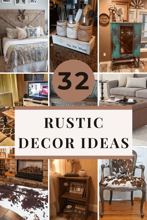 32 Easy Western Decor Ideas You Have to See! Western Decor Ideas, Western Living Room Decorating Ideas, Cowgirl Bedroom Ideas, Western Living Room Ideas, Western Living Rooms, Western Decorations, Western Style Decor, Diy Western, Western Bathroom Decor