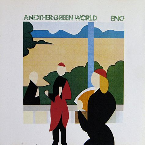 Another Green World / Brian Eno  [front] Oblique Strategies, Another Green World, Greatest Album Covers, Brian Eno, Rock & Roll, Dark Tree, Green World, Roxy Music, Lp Cover