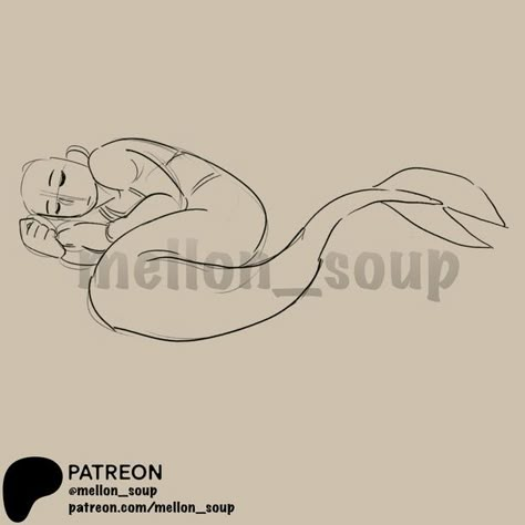 Anatomy Character Design, Sketches Anatomy, Mellon Soup, Mermaid Pose, Mermaid Drawings, Body Base Drawing, Anatomy Poses, Body Reference Drawing, Comic Manga