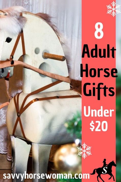 8 Adult Horse Gifts Under $20 - Savvy Horsewoman Horse Christmas Gifts, Equestrian Clothes, Diy Horse, Horse Care Tips, Horses Theme, Horse Trainer, Sweet 16 Gifts, Horse Gear, Equestrian Gifts