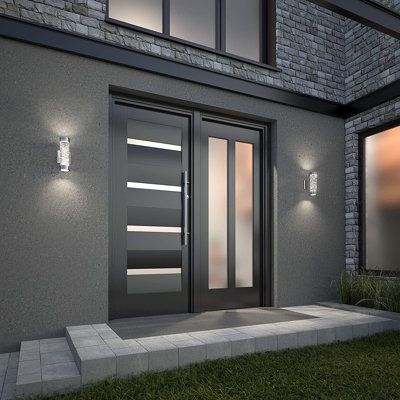 Modern outdoor wall lighting