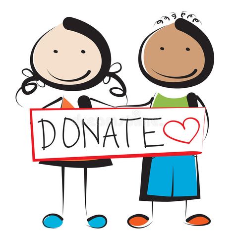 Donate. Illustration of children holding donate sign , #spon, #children, #Illustration, #Donate, #sign, #donate #ad Donate Illustration, Clip Art Free, Free Clipart Images, Donate Now, Creative Icon, Girly Art, Free Clip Art, Free Illustrations, Children Illustration