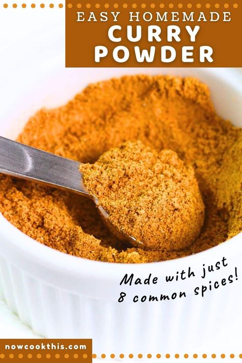 Homemade Curry Recipe, Homemade Curry Powder, Masala Powder Recipe, Dehydrated Foods, Homemade Curry, Homemade Spice Mix, Spice Blends Recipes, Spice Mix Recipes, Homemade Condiments